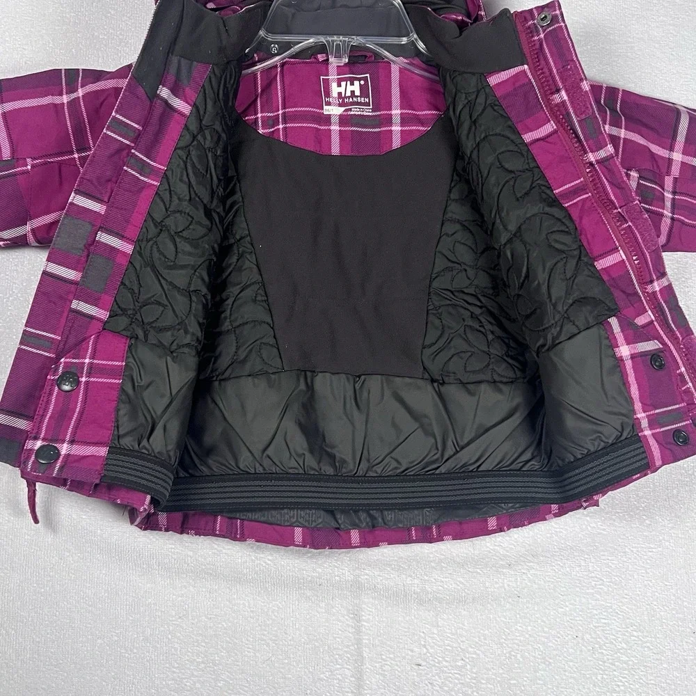 Helly Hansen Toddler Snowboard Ski Jacket Size 86/1 year‎ Pink Plaid Kids